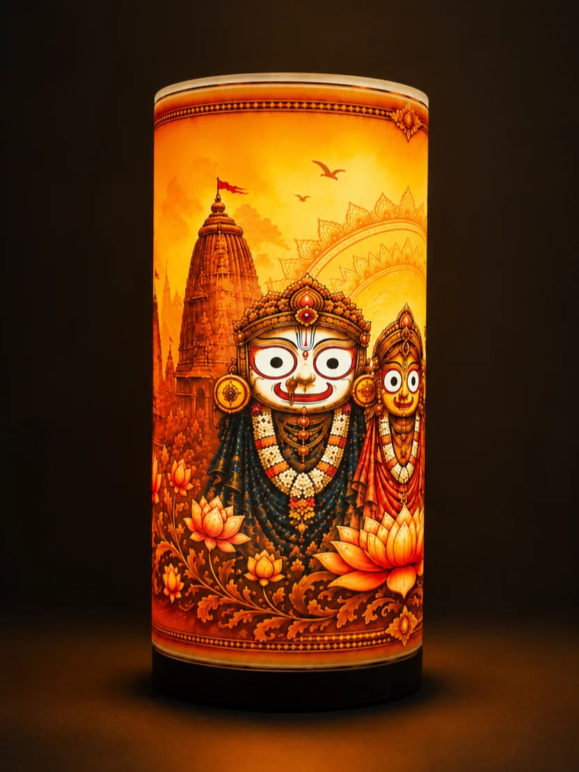 Shri Jagannath Devotional Cylinder LED Lamp