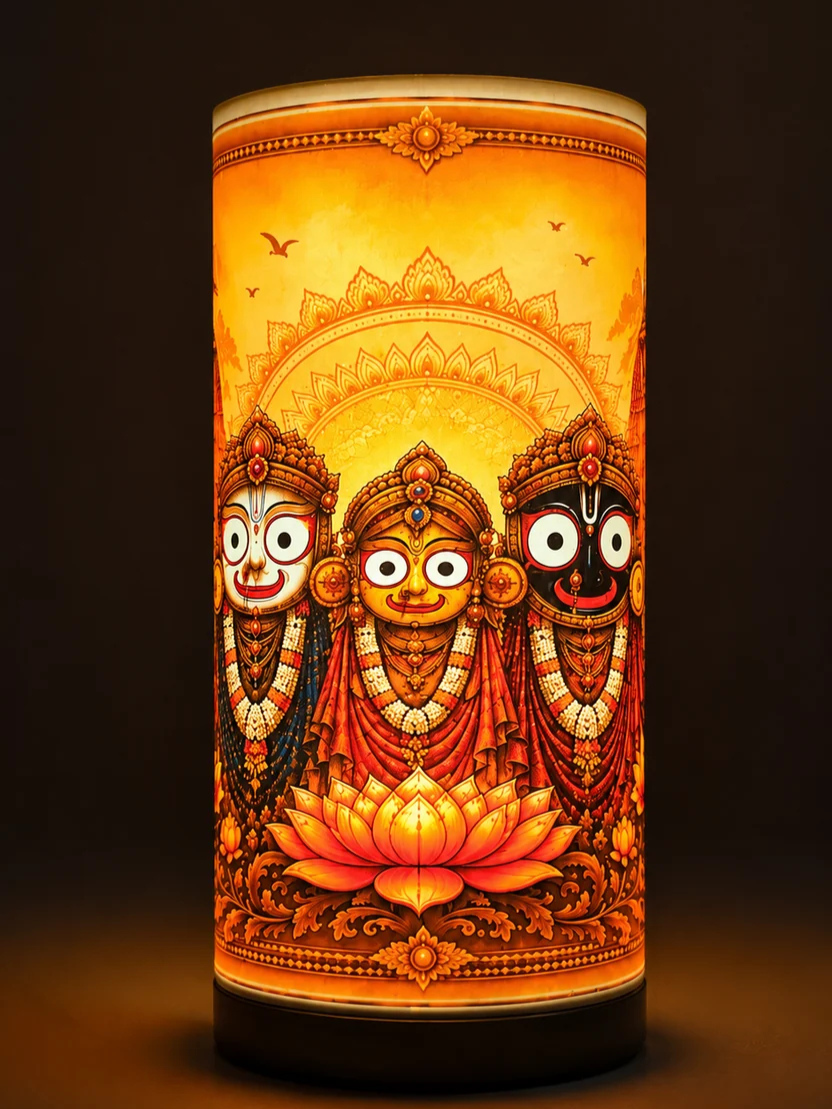 Shri Jagannath Devotional Cylinder LED Lamp