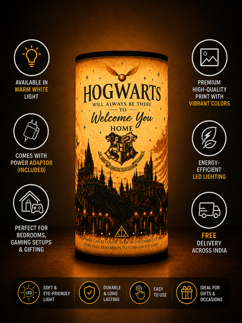 Harry Potter Hogwarts Lamp