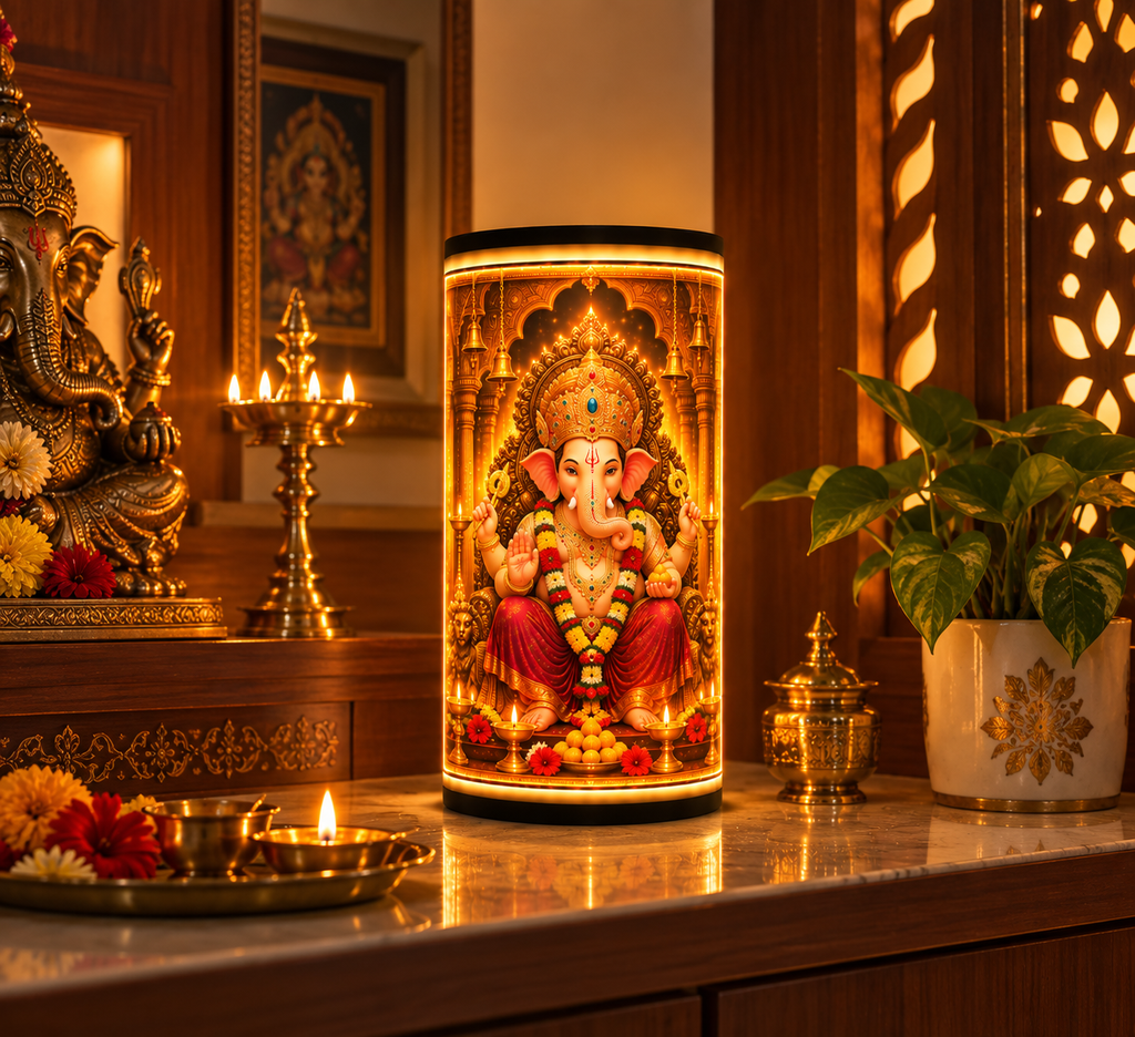 Lord Ganesha Devotional LED Lamp