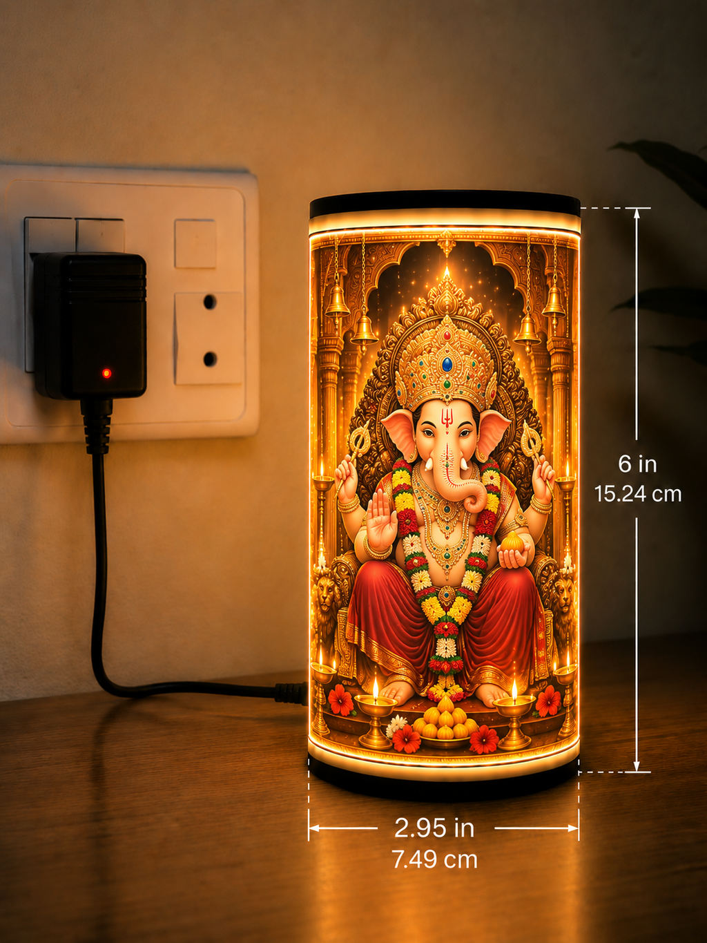 Lord Ganesha Devotional LED Lamp